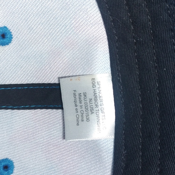 Hippie Tie Dye Embroidered Adjustable Yin/Yang Strapback Skater Hat Cap - Picture 8 of 8